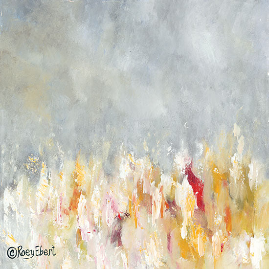 Roey Ebert REAR249 - Changing Seasons - 12x12 Abstract, Yellow, Gray from Penny Lane