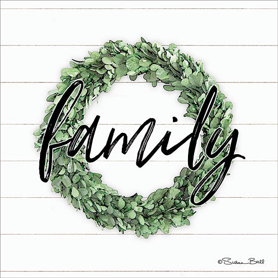 Susan Ball SB604 - Family Boxwood Wreath Family, Wreath, Shiplap, Signs from Penny Lane