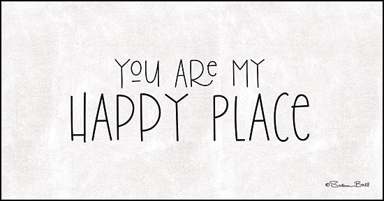 Susan Ball SB617 - You Are My Happy Place You are My Happy Place, Calligraphy, Signs from Penny Lane