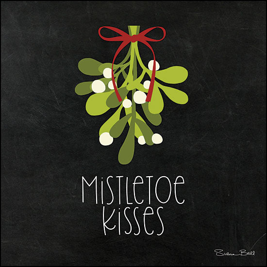 Susan Ball SB620 - Mistletoe Kisses Chalkboard Art, Mistletoe, Holidays, Signs from Penny Lane
