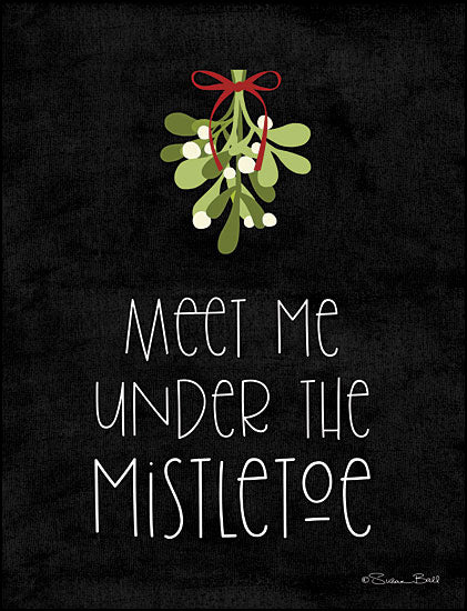 Susan Ball SB624 - Meet Me Under the Mistletoe Chalkboard Art, Mistletoe, Holidays, Signs from Penny Lane