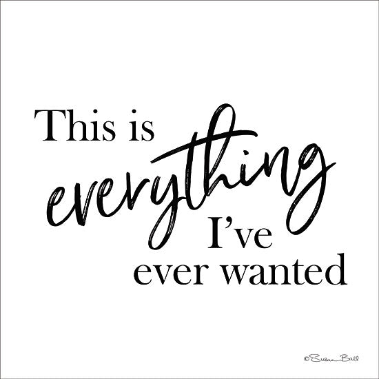 Susan Ball SB656 - This is Everything - 12x12 Everything I wanted, Nostalgia, Signs, Black & White from Penny Lane