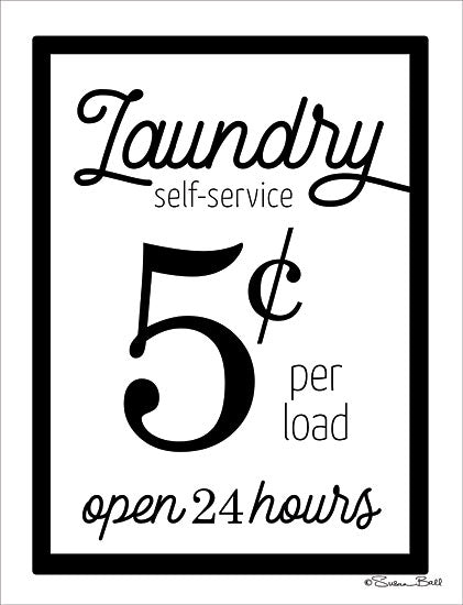 Susan Ball SB663 - SB663 - Laundry Same Day Service - 12x16 Laundry, Signs, Nostalgia from Penny Lane