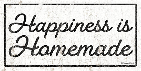 Susan Ball SB713 - SB713 - Happiness is Homemade - 18x9 Happiness is Homemade, Kitchen, Black & White, Signs from Penny Lane