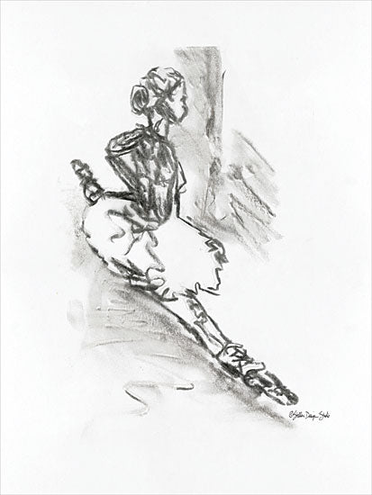 Stellar Design Studio SDS170 - SDS170 - Dance Figure 6 - 12x16 Black & White, Dancer, Ballet, Dancing, Woman from Penny Lane