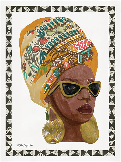 Stellar Design Studio SDS239 - SDS239 - Side Portrait 1 - 12x16 Woman, Portrait, Headwrap, Sunglasses from Penny Lane