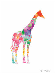 ST107 - Floral Giraffe - 12x16