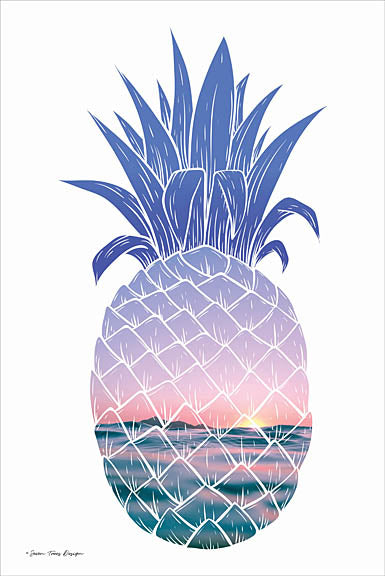 Seven Trees Design ST292 - Ocean Pineapple II - Pineapple, Ocean from Penny Lane Publishing