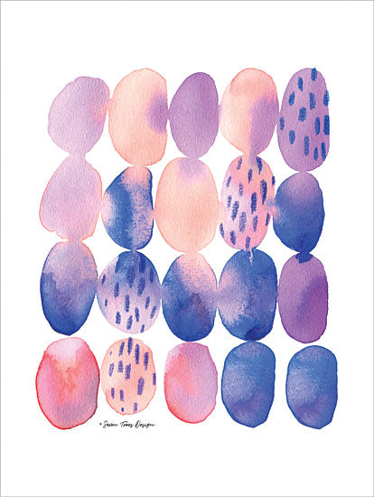 Seven Trees Design ST333 - Abstract Watercolor II Abstract, Pink, Purple, Blue from Penny Lane