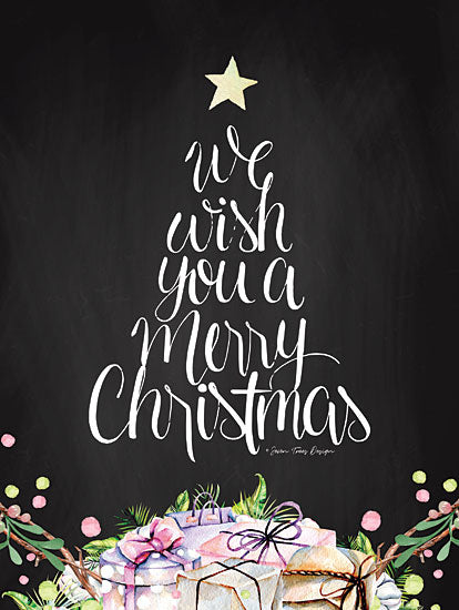 Seven Trees Design ST337 - We Wish You a Merry Christmas Chalkboard, Holiday, Merry Christmas, Trees from Penny Lane