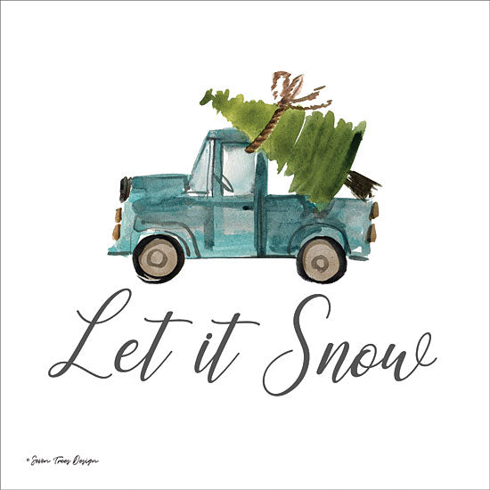 Seven Trees Design ST350 - Let It Snow Let It Snow, Christmas Trees, Truck from Penny Lane
