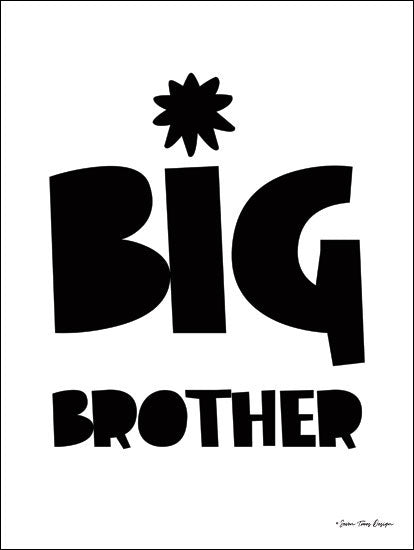 Seven Trees Design ST372 - Big Brother Big Brother, Black & White, Kid's Art from Penny Lane