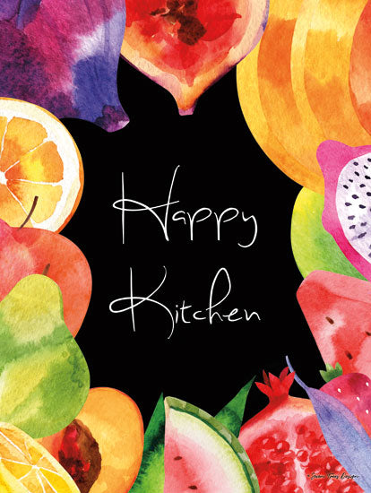 Seven Trees Design ST416 - Happy Kitchen Happy, Kitchen, Fruit, Sliced Fruit, Citrus from Penny Lane