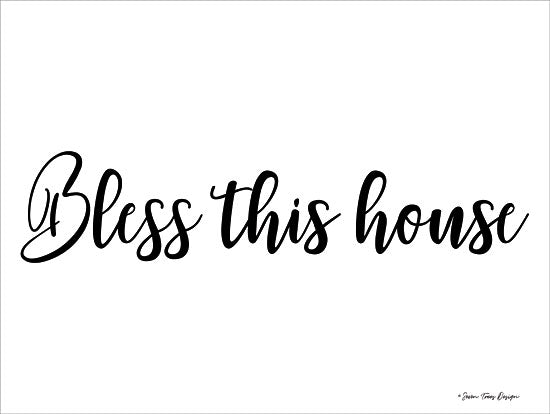 Seven Trees Design ST451 - Bless This House - 16x12 Bless This House, Calligraphy, Signs from Penny Lane