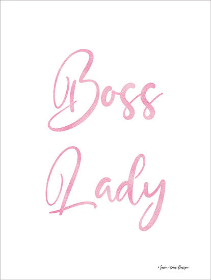 Seven Trees Design ST477 - Boss Lady - 12x16 Boss Lady, Humor, Pink, Girl Power, Tween, Signs from Penny Lane
