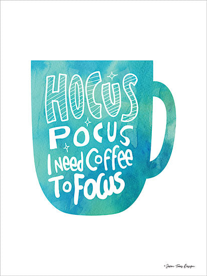 Seven Trees Design ST569 - Hocus Pocus I Need Coffee - 12x16 Hocus Pocus I Need Coffee, Coffee, Coffee Cup, Humorous from Penny Lane