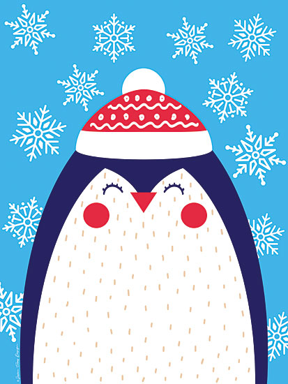 Seven Trees Design ST596 - Snowflake Penguin - 12x16 Penguin, Snowflakes, Winter, Holidays from Penny Lane