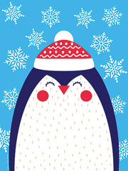 ST596 - Snowflake Penguin - 12x16