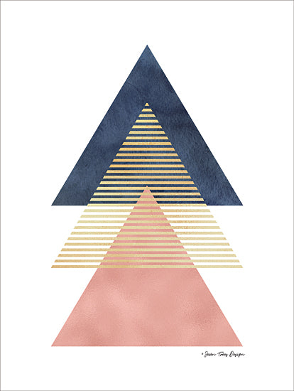 Seven Trees Design ST624 - ST624 - Triangles II - 12x16 Triangles, Geometric, Shapes, Patterns, Modern from Penny Lane