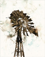 WL100B - Watercolor Windmill - 22x28